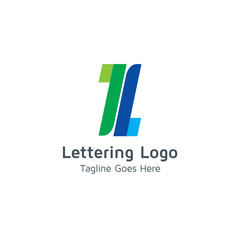 Lettering I Vector