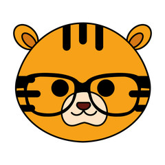 cute little tiger character