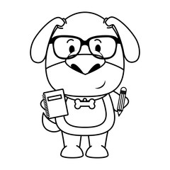 cute little dog character