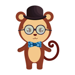 cute little monkey character