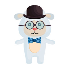 cute little sheep character