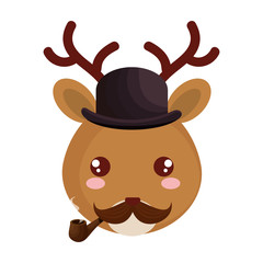 cute little reindeer character