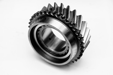 metal gear isolated on white background