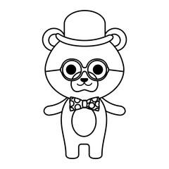 cute little bear character