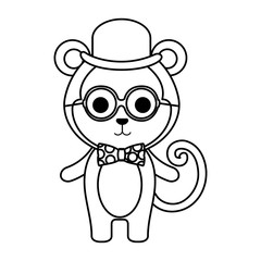 cute little monkey character