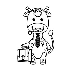 cute little giraffe character