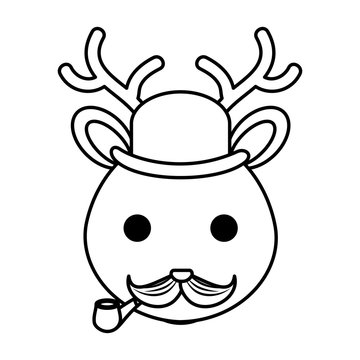 cute little reindeer character