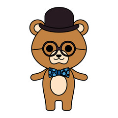Fototapeta premium cute little bear character