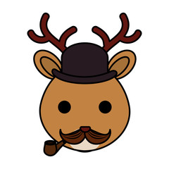 cute little reindeer character