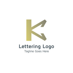 Lettering K Vector