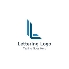 Lettering L Vector