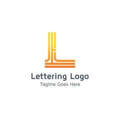 Lettering L Vector