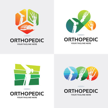 Orthopedic Logo Set Design Template Collection
