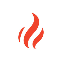 Abstract fire icon