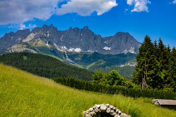 Mountain view in Kitzbuhel