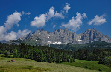 Mountain view in Kitzbuhel