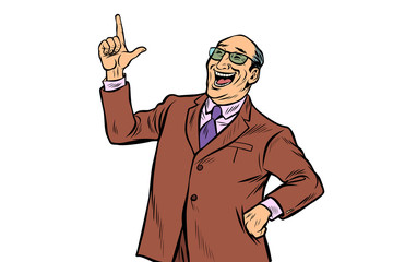 experienced businessman boss. successful business