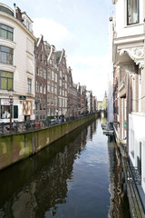 Naklejka premium Canal Amsterdam