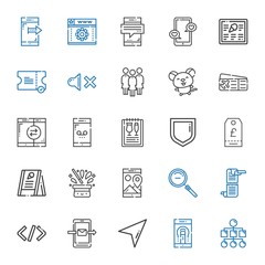 site icons set
