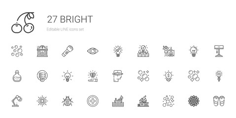 bright icons set