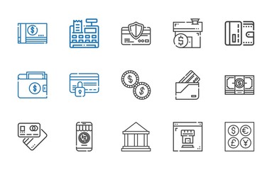 loan icons set