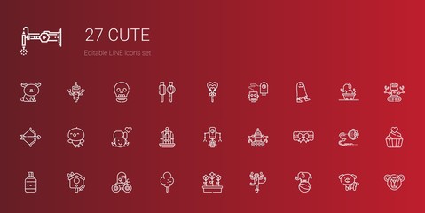 cute icons set