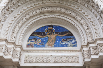 Obraz premium Entrance of an Orthodox Church