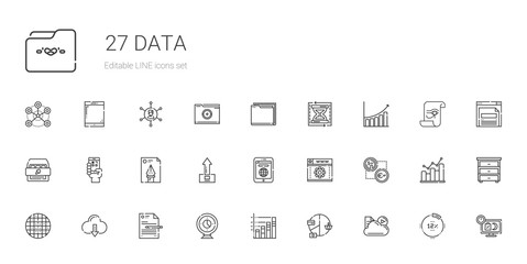 data icons set
