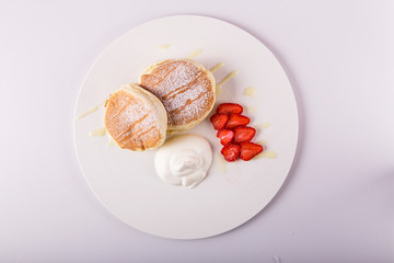 Strawberry cream bread