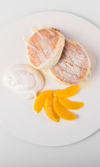 Yellow peach butter bread