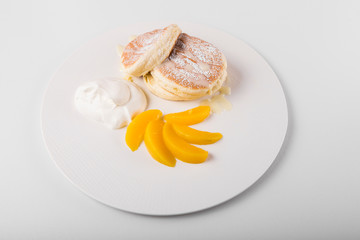 Yellow peach butter bread
