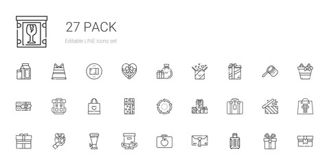 pack icons set
