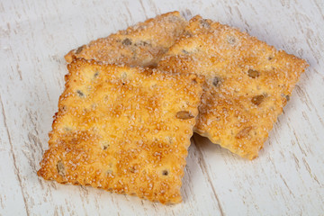 Tasty cracker cookies