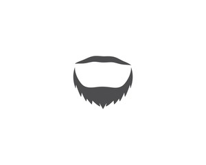 Beard logo vector