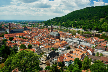 Fototapeta na wymiar historic ruin of castle Heidelberg