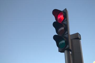 Sem&aacute;foro Rojo Detener 