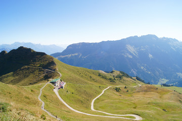 View over Flumserberg, Switzerland