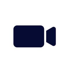 Video Camera simple icon. Movie or Cinema sign. Multimedia symbol. Quality design elements.