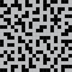 Fototapeta premium mosaic tiles in black and gray for the design of walls and floors in the bathroom