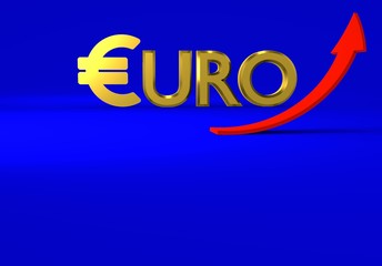 EURO SIGN, 3D ILLUSTRATION