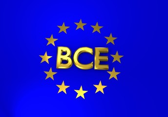 EURO SIGN, 3D ILLUSTRATION