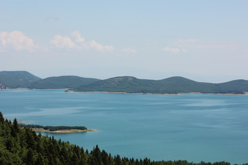 Obraz premium Artificial Lake Plastira of Karditsa central Greece Europe