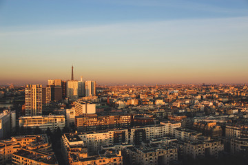 Fototapeta premium Aerial view of Paris, France