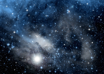 Fototapeta premium galaxy in a free space