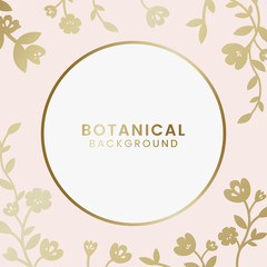 Botanical floral illustration