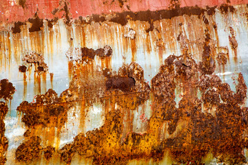 Background texture of rust