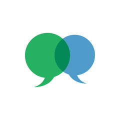 Communication and network logo