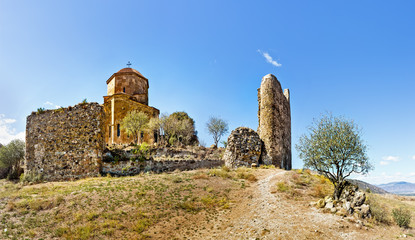 Jvari Monastery is a sixth century Georgian Orthodox monastery near Mtskheta, eastern Georgia.