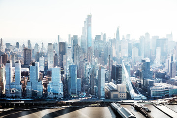 Fototapeta na wymiar Manhattan Skyline With New World Trade Center