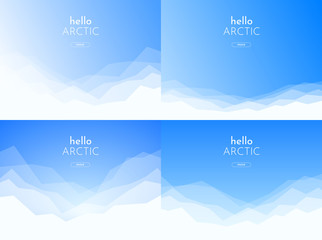 Arctic set landscape